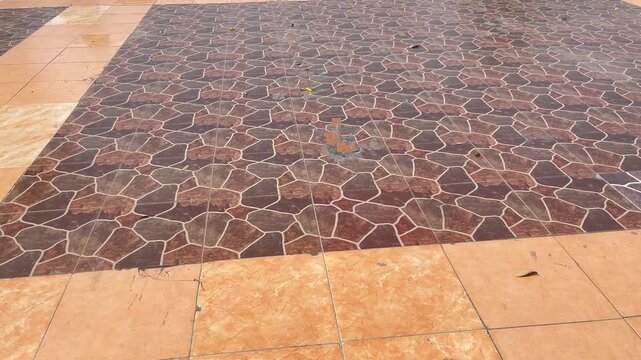 pavement and bricks