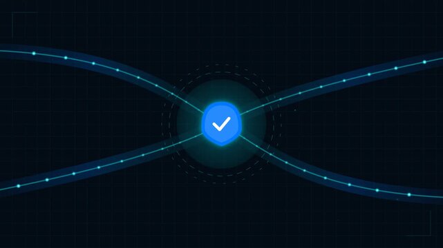Secure Data Tunneling and Cybersecurity Protection Motion Graphics