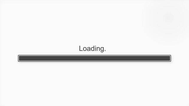 web design loading process motion video 