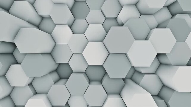 Abstract Modern Hexagonal Surface Geometric Pattern Background