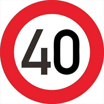 speed limit sign