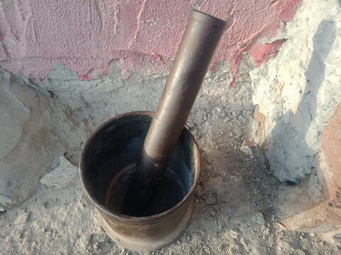 cement mortar and pestle