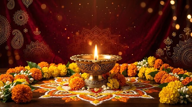 A radiant and joyous diwali celebration featuring vibrant lights traditional sweets and the warmth of family togetherness illuminating the spirit of hope