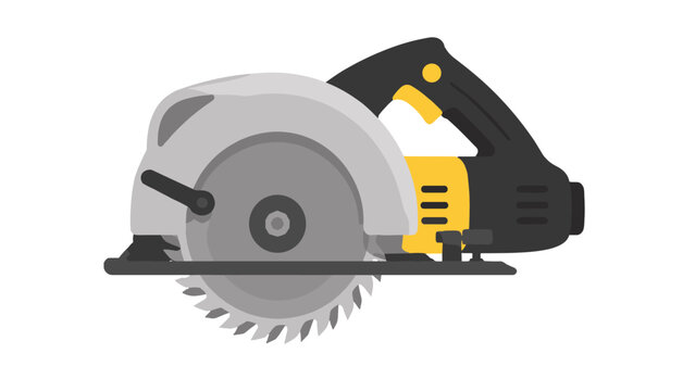 Handheld circular saw with partially exposed toothed blade