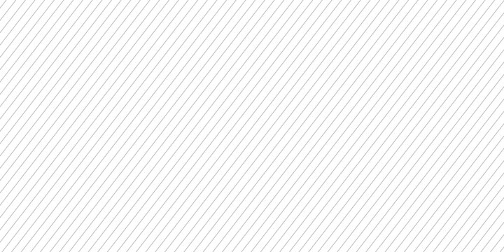 Black diagonal stripe pattern on white background. Abstract monochrome line texture with thin parallel strokes for wallpaper, textile, wrapping paper, modern design, backdrop and geometric decoration.