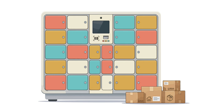 Secure and convenient smart locker system for package delivery and storage, a modern solution for parcel management