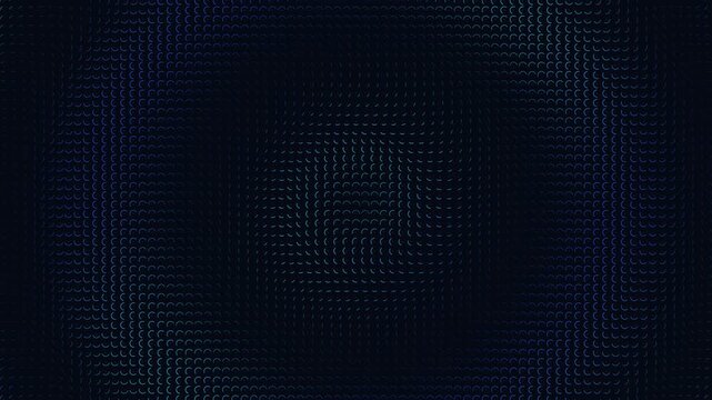 Abstract Predictive Blue Matrix Animation