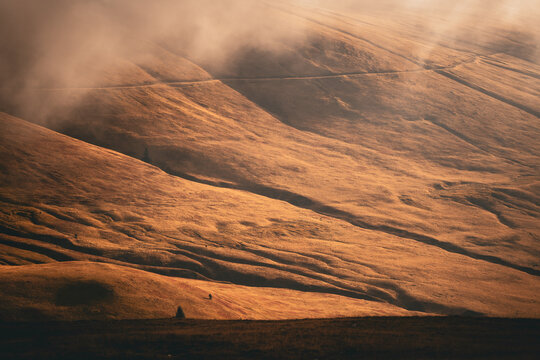 Romanian mountain landscape, Strategic Road