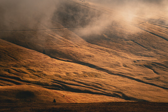 Romanian mountain landscape, Strategic Road