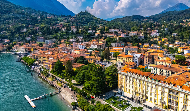 View of Menaggio on the shore of Lake Como, Italy