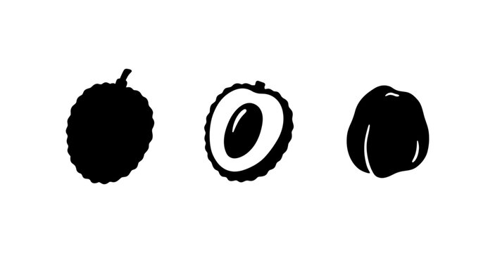 Lychee Fruit Icons