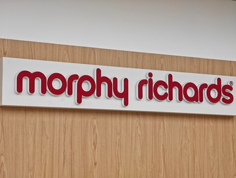Shanghai, China-Jan.13th 2026: Morphy Richards company brand sign