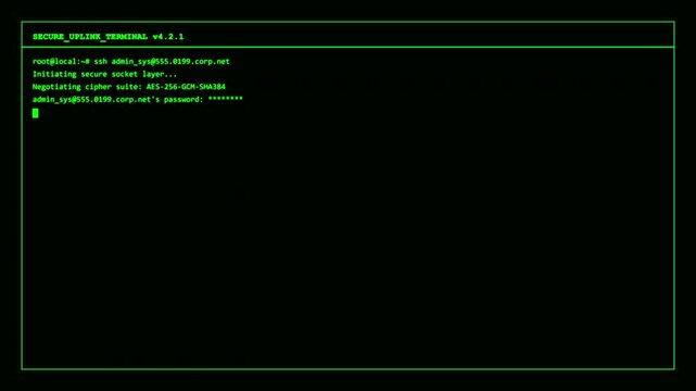 Terminal screen code execution and progress bar loading in 4K