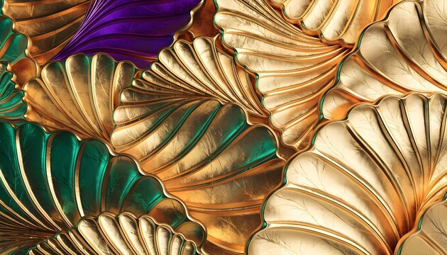 Abstract background with intricate pattern overlapping