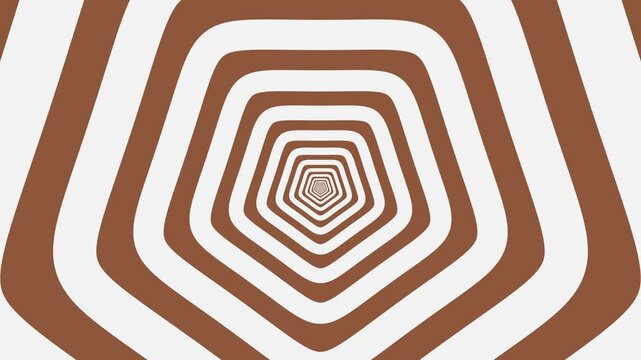 Pentagon Warp 4K Seamless Loop Abstract Motion Background for Futuristic and Stylish Design