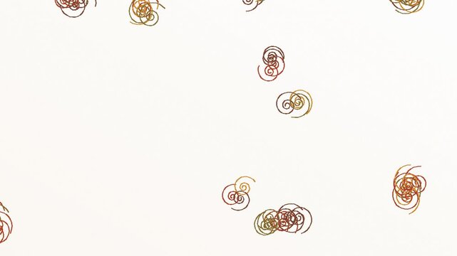Bucle sin costuras: fondo de patr&oacute;n de quilling oto&ntilde;o