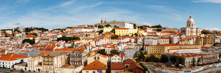 Fototapeta premium Panoramic cityscape of Lisbon, Portugal