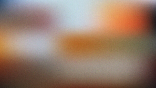 Soft Focus Abstract Background with Warm Orange and Cool Blue Tones Blending into a Smooth Gradient