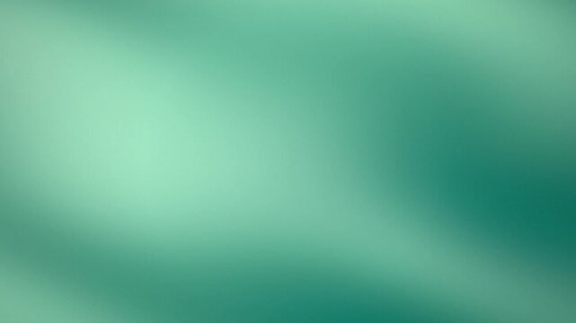 Smooth flowing teal green and aquamarine gradient background, soft abstract liquid motion loop for social media and presentations, 28 seconds