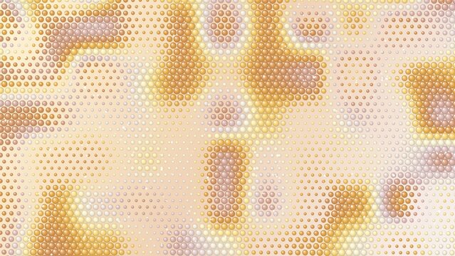 Abstract golden halftone pattern texture background with gradient dot matrix design for modern digital art projects