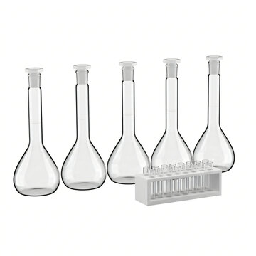 Heavy Metal Trace Calibration Standards PFA Volumetric Flasks 3D