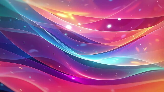 Tracking shot moving across a dynamic gradient color background in CSS, capturing the interplay of light and colors as they evolve smoothly, creating depth