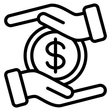 Loan  Icon Element For Design