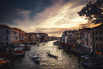 Grand Canal of Venice, Italy – Famous Venetian Landmark © lokomotiv48