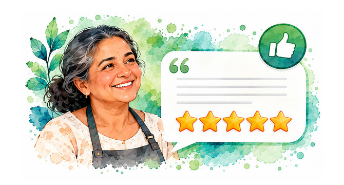 Digital Watercolor Customer Testimonial and Review Banners Featuring Diverse People, Quote Bubbles, Feedback and Rating Elements with Copy Space, Testimonial illustration concept in white background