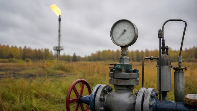 Landfill Gas Monitoring - Observing a Flare from a Safe Distance for wellhead field