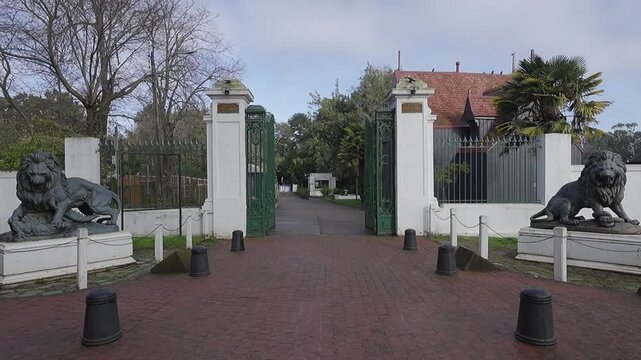 Historic cemetery and memorial landscape in Chile