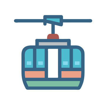  Cable Car Icon for Scenic Transport Solutions