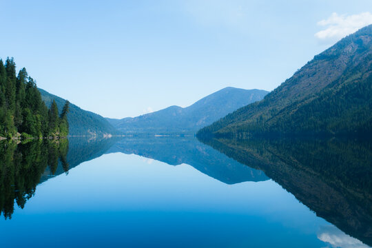 Calm Mountain Lake Mirror