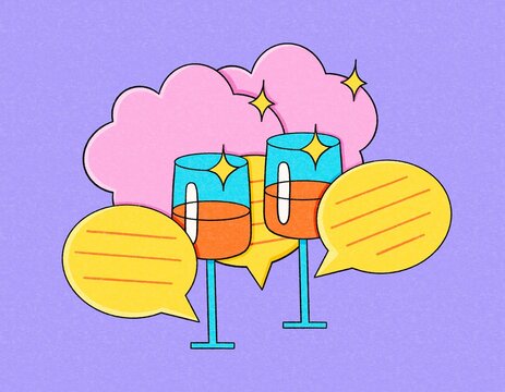 Talk with wine