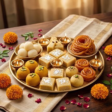 Indian dewali festival sweets