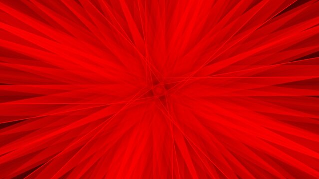 Dynamic crimson radiance forming an abstract light burst from the center, creating a vibrant and intense energetic background