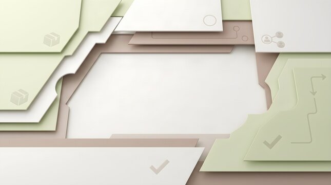 Procurement Business Gradient Background with Layered Selection Forms