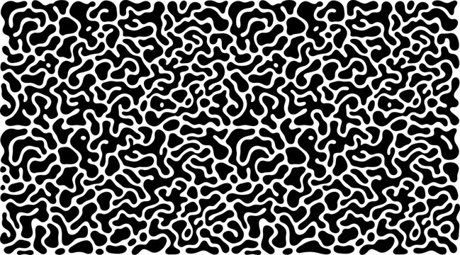 Abstract organic camouflage pattern vector background featuring turing reaction diffusion, maze texture, and organic shapes