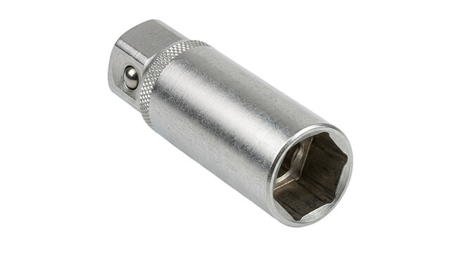 Metal hex socket wrench for mechanical tools and repairs