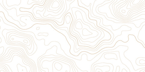 Minimalist topography map contour lines in soft brown with white background topography minimalist geographic cartography abstract geography elevation © MD