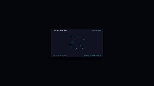 Futuristic UI Progress Bar Loading Animation in Dark Theme, Technology Concept