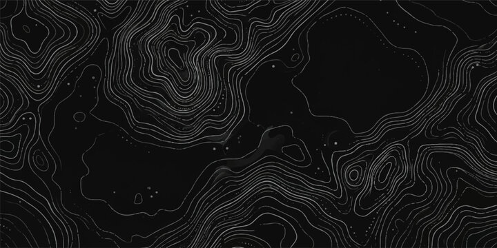 Abstract dark topographical background with white contour lines pattern topographical background abstract topography landscape cartography geography