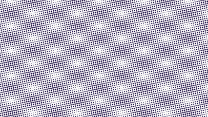 Abstract halftone pattern with dark blue circular dots on a clean crisp textured surface area © Shahida