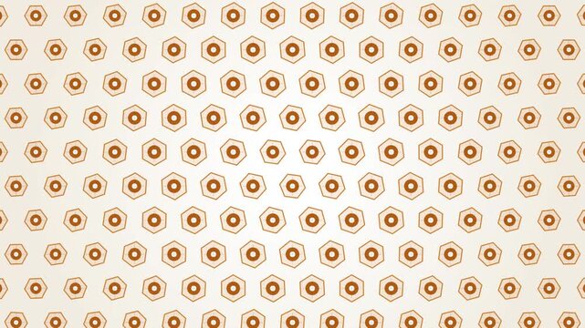 Geometric pattern of orange hexagons on a light beige background hexagon shape abstract design repeating hexagon shape abstract design repeating