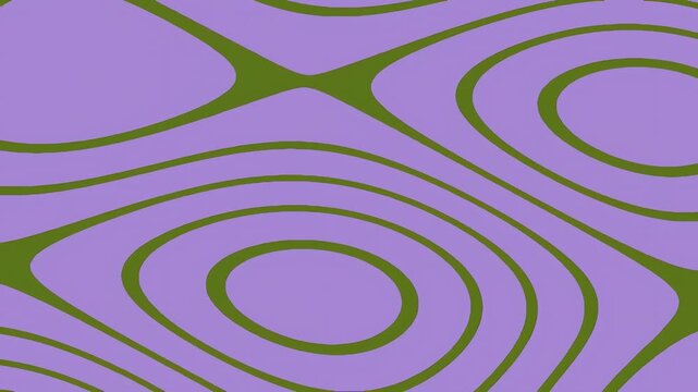 Abstract purple and green wavy circular pattern background motion