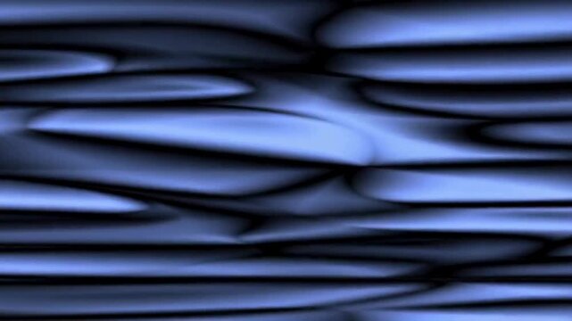 Dark blue abstract waves flowing gently in seamless video background motion loop featuring digital graphics rendering patterns textures gradients liquid fluid artistic surfaces 