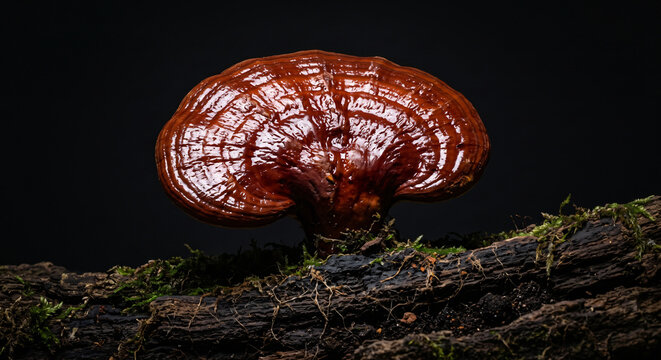 神秘的な霊芝