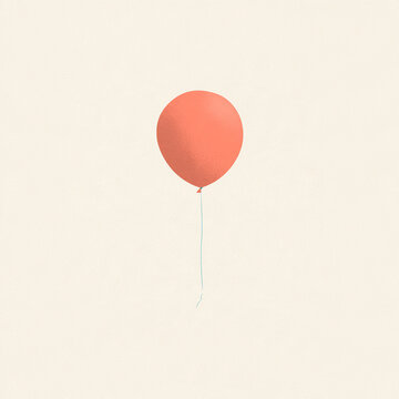 Balloon drifting away with broken string flat illustration, 404 page not found and lost connection state