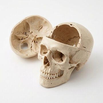 Anatomical Skull Model with Calvarium Removed Science Education Display