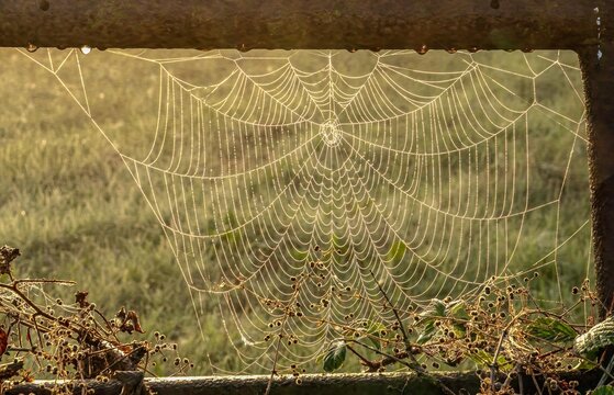early morning misty walk with the dog